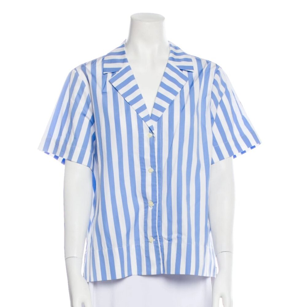 Kule Striped Button-Down Top